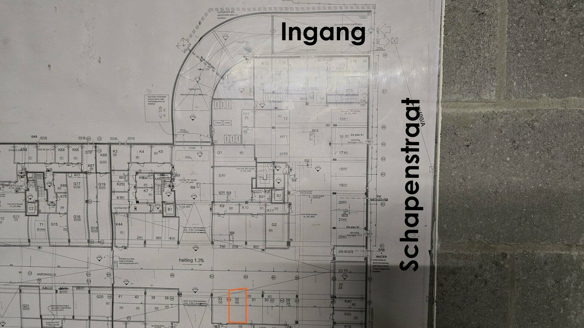 Parking - Binnenstaanplaats à louer à LEUVEN